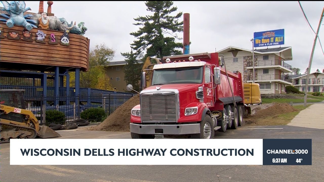 Wisconsin Dells highway construction