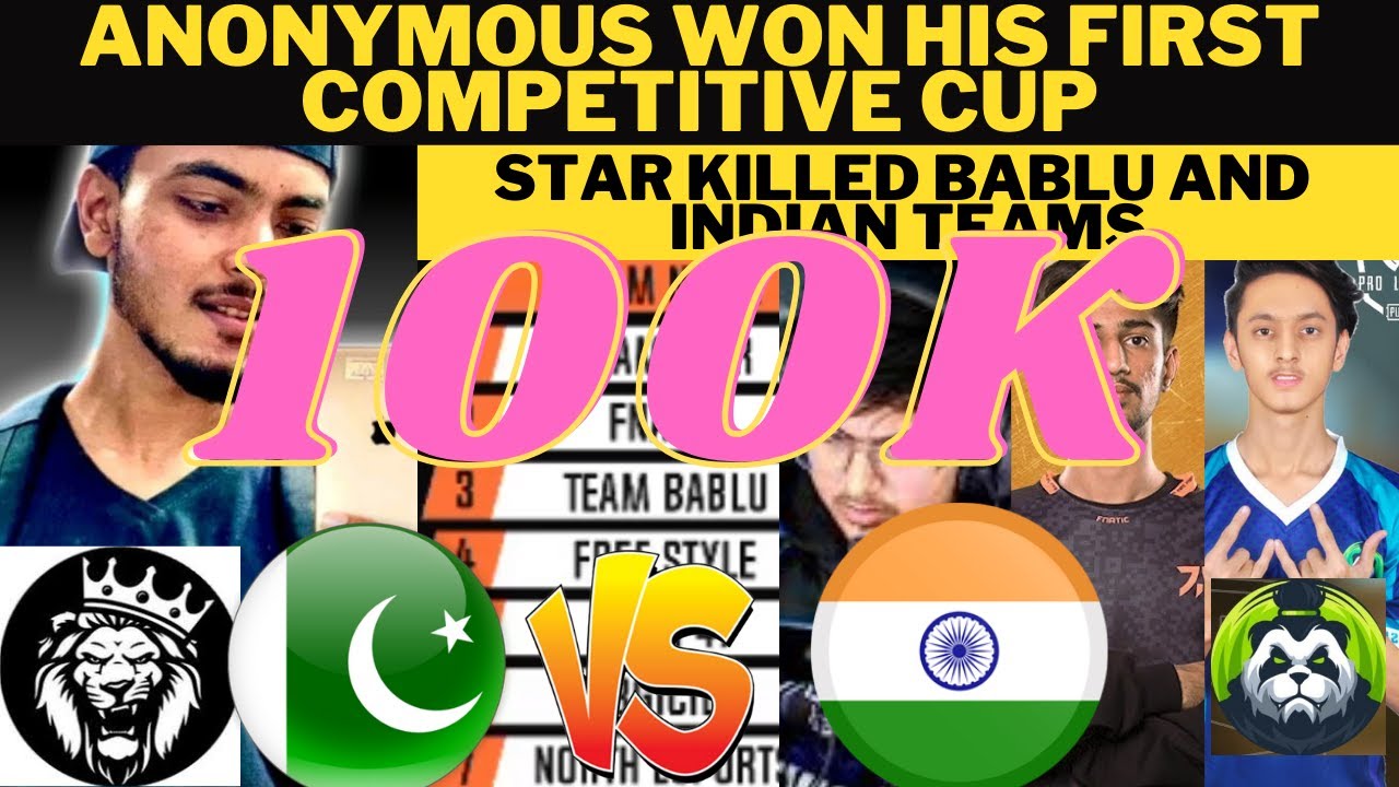 Star Anonymous won First competitive tournament | Anonymous won | @StarANONYMOUS | esports pakistan