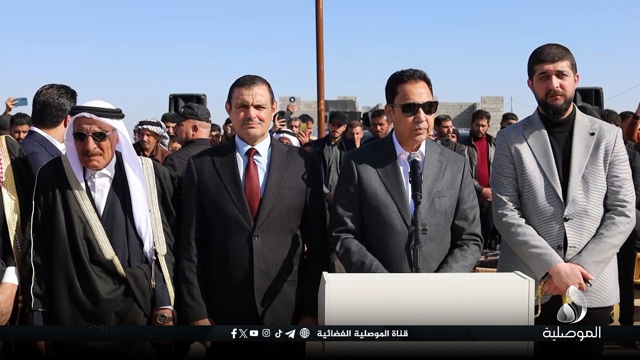 محافظ نينوى يحضر تجمعاً موسعاً لشيوخ ووجهاء قبيلة طي..ويؤكد: الحكومة المحلية ستقدم الخدمات المتكاملة