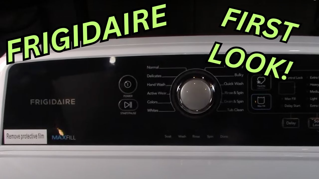 Frigidaire FFTW4120SW First Look, Normal Wash