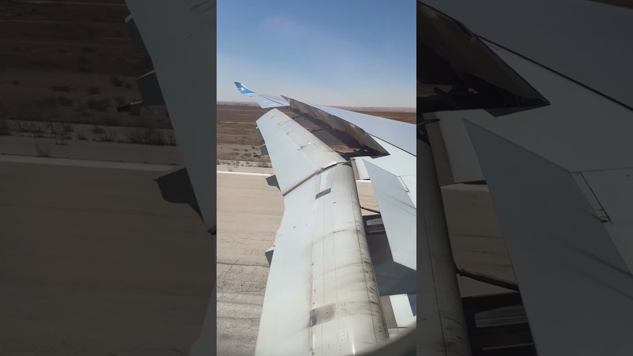 Kuwait Airways A330-800NEO landing in Amman Queen Alia International AirPort
