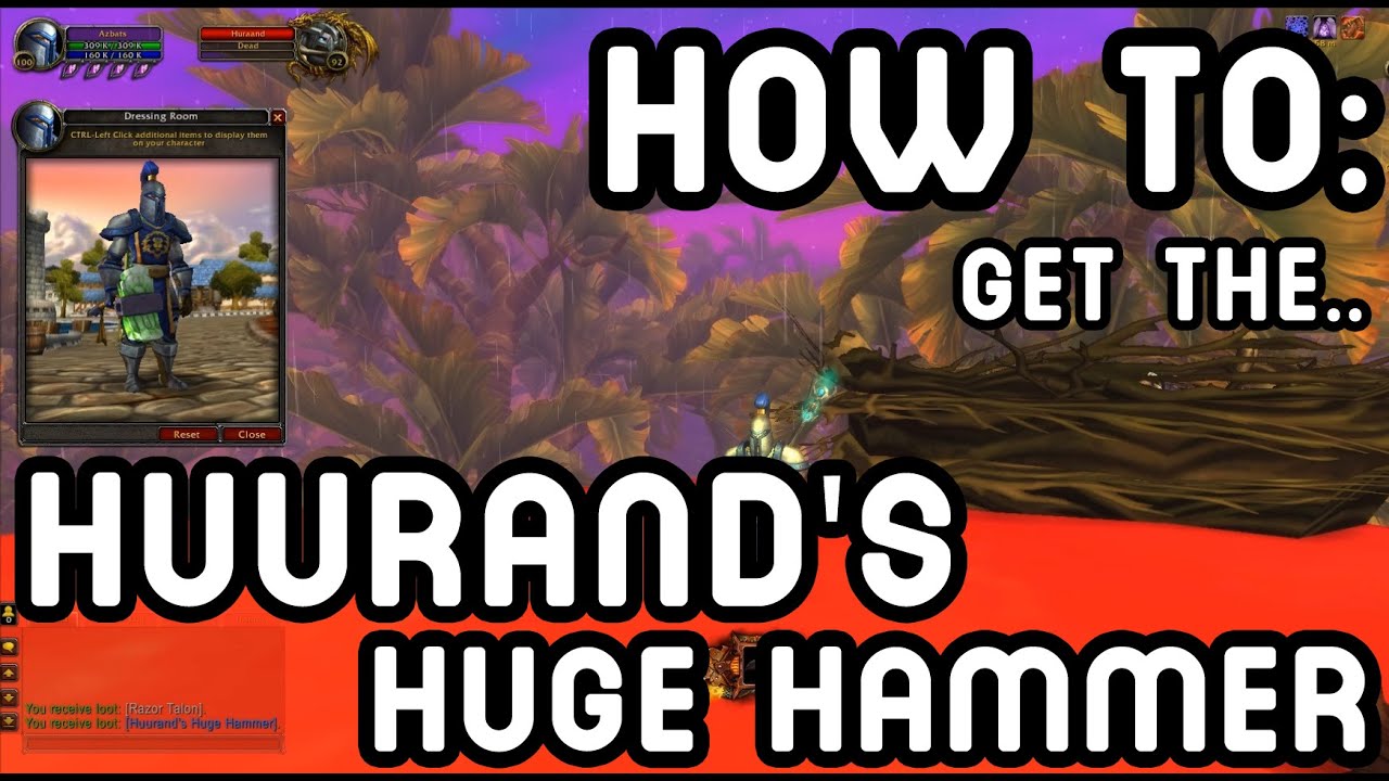 HOW TO: Get the HUURAND'S HUGE HAMMER !! (Warlords of Draenor)