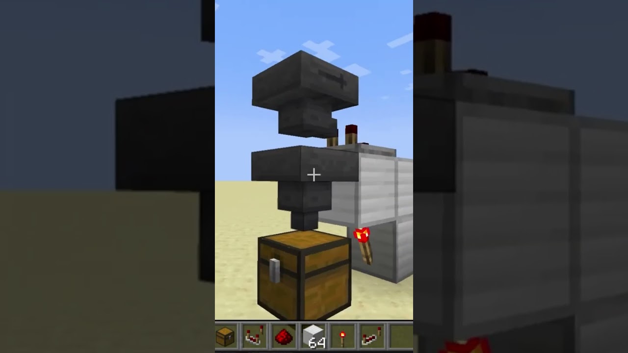 How to Build an Item Sorter in Minecraft #minecraft