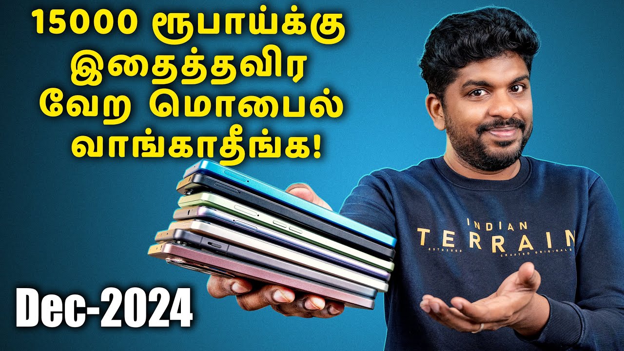 Top 5 Best 5G Smartphones Under ₹15000 Budget ⚡December 2024 In Tamil