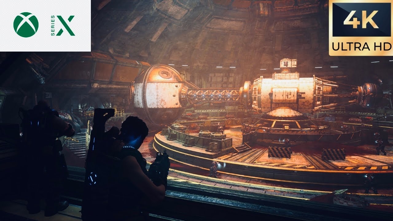 Gears 5 4k60 fps gameplay// Kait, Del, J.D, Fahz battle in dessert!! Xbox Series X