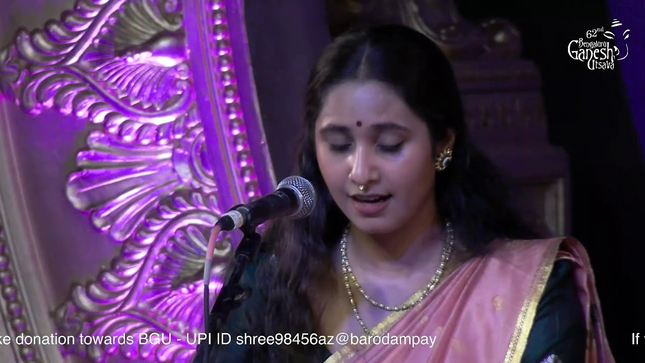 BHAKTI HOOVU |Live @ 62nd Bengaluru Ganesh Utsava 2024