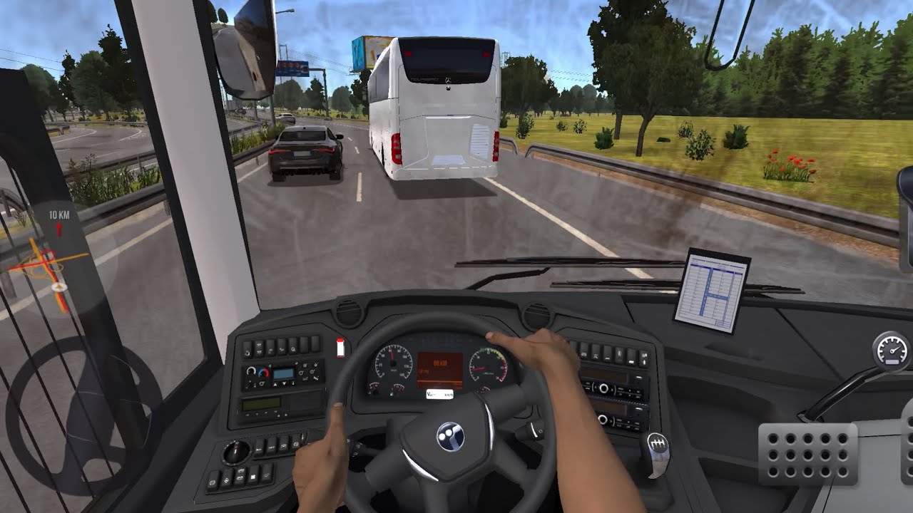 Bus simulator: ultimate | zuuks tunnel | mobile gameplay | drive with boos