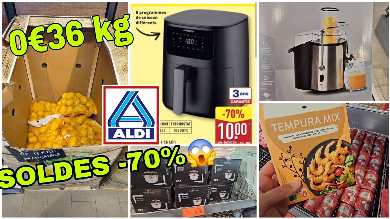 😱ALDI SOLDES -70% BONPLAN PROMO 07.01.26 #aldifrance #aldiaddict #soldesaldi #aldi #soldes2026 