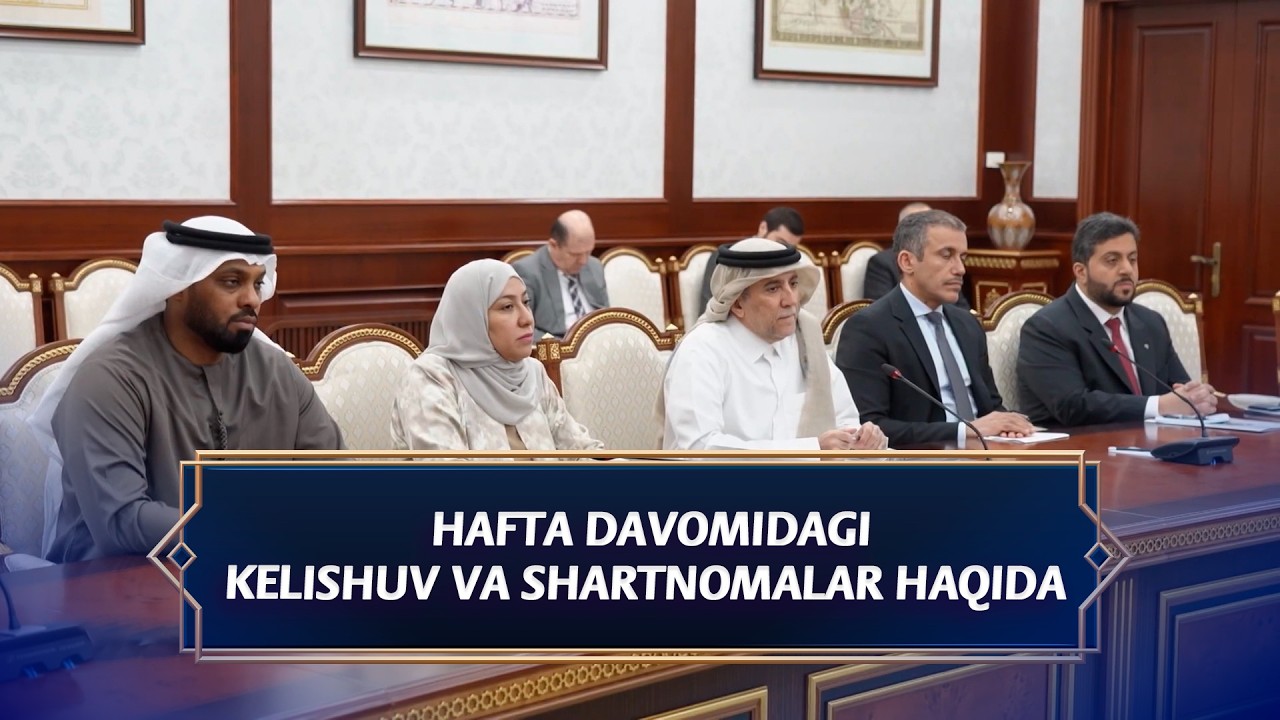 Hafta davomidagi kelishuvva shartnomalar haqida I Diplomatik dayjest (08.03.2026)