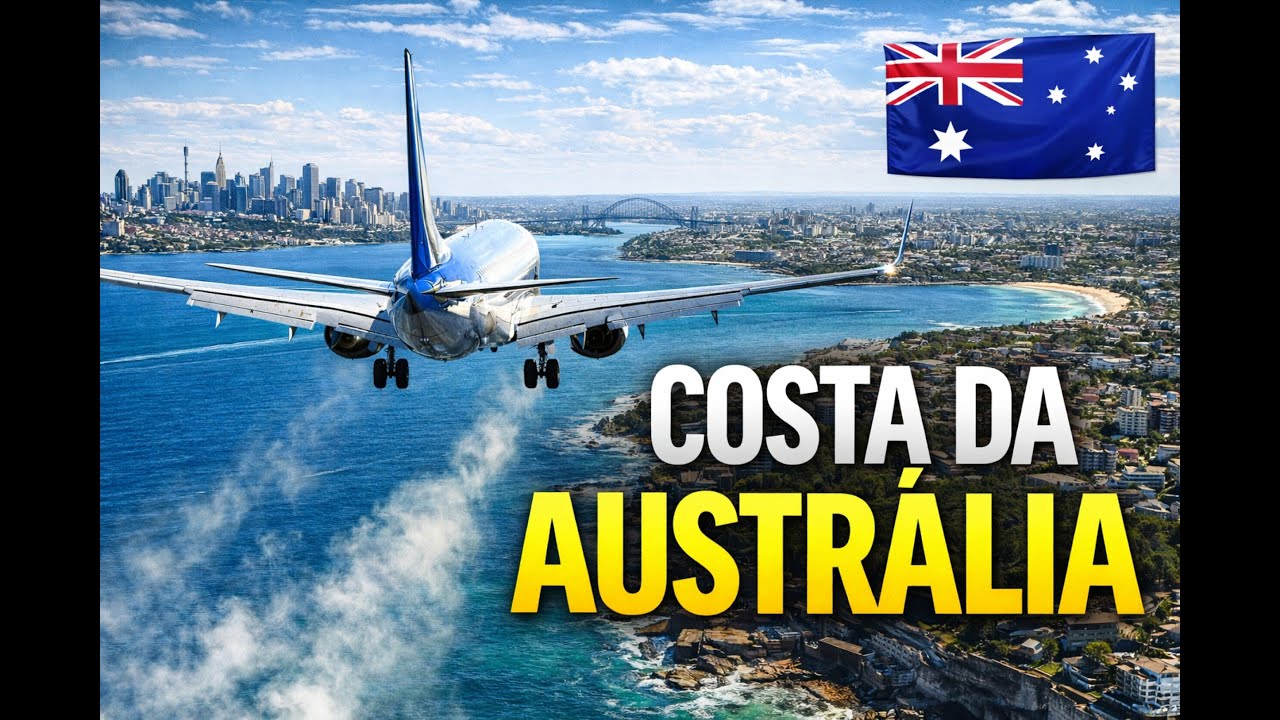 DECOLAGEM RASANTE EM SYDNEY 🇦🇺✈️ COSTA DA AUSTRÁLIA | 737 AO VIVO