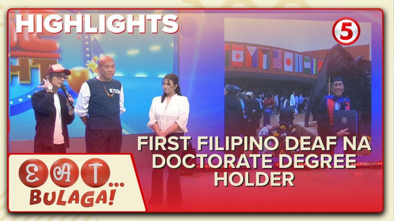 EAT BULAGA | Kauna-Unahang Filipino Deaf na Doctorate Degree Holder | September 24, 2026