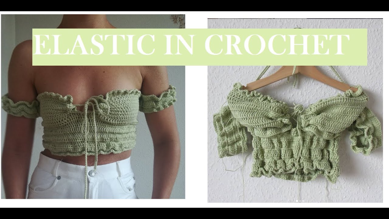 How to Insert Elastic in Your Crochet | Texture - Shape - Construction