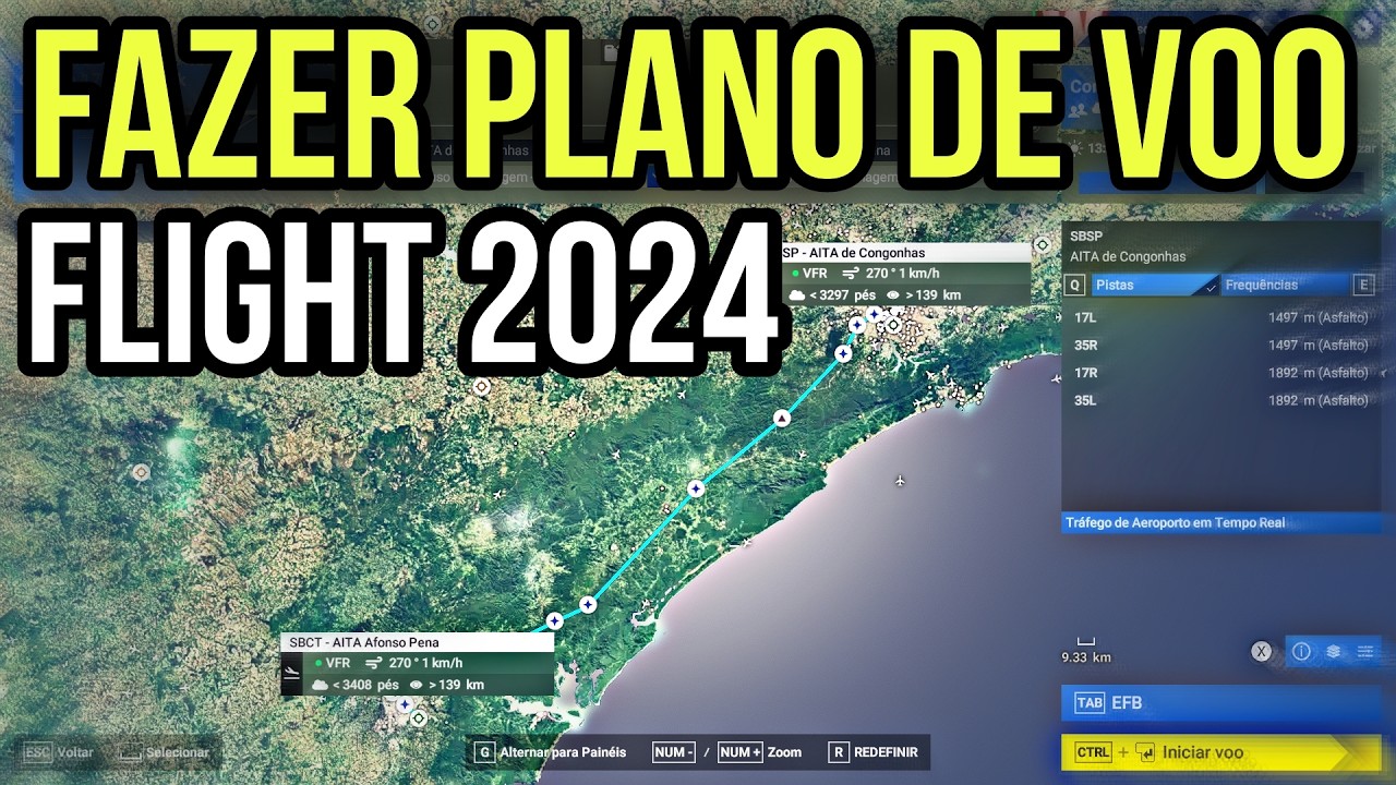 Como fazer Plano de voo no FLIGHT SIMULATOR 2024