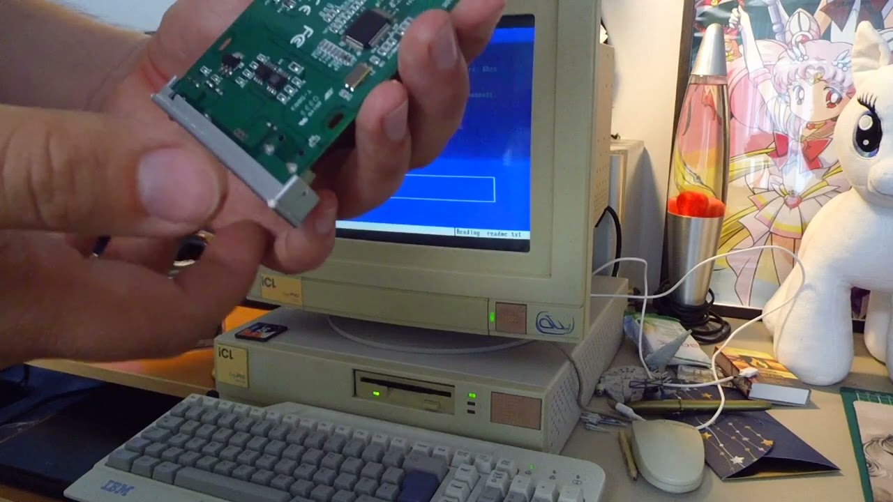 Installing DOS 6.22 on a 512 MB CF card.