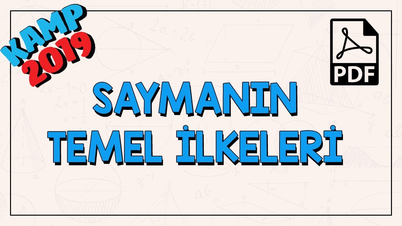 Saymanın Temel İlkeleri