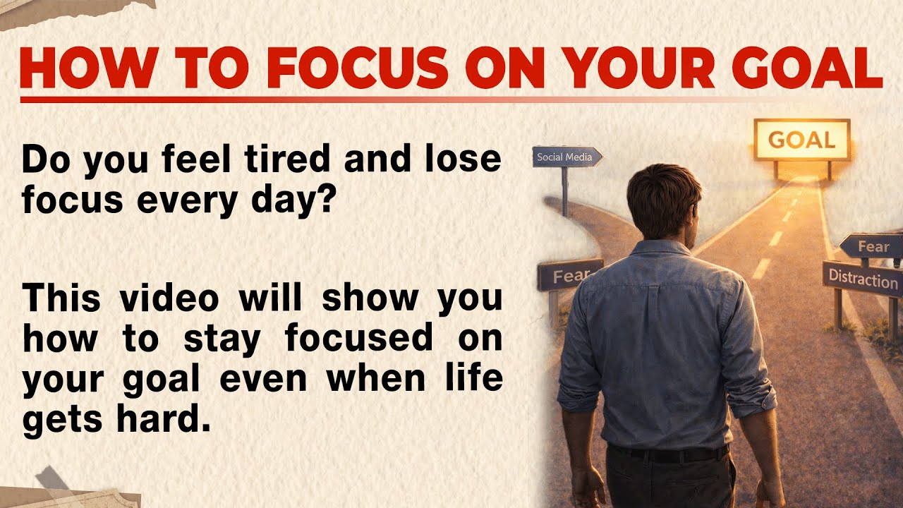 How to Focus On Your Goal 🔥 | Improve Your English Fluency | Graded Reader