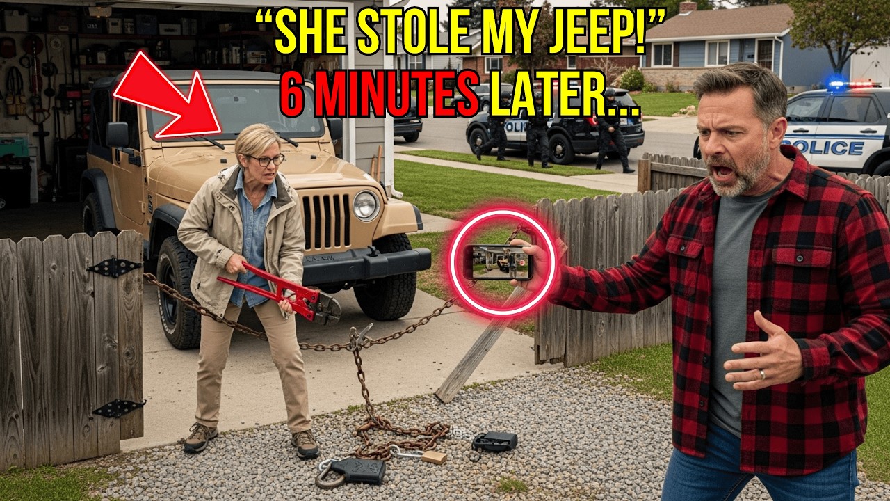 HOA Karen Cut My Lock to Steal My Jeep — 6 Minutes Later, a Police Task Force Raided Her House
