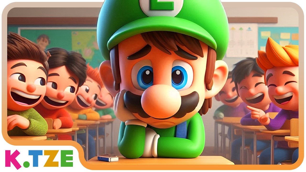 Самый маленький в школе. Все смеются 😔😢 История Super Mario Odyssey