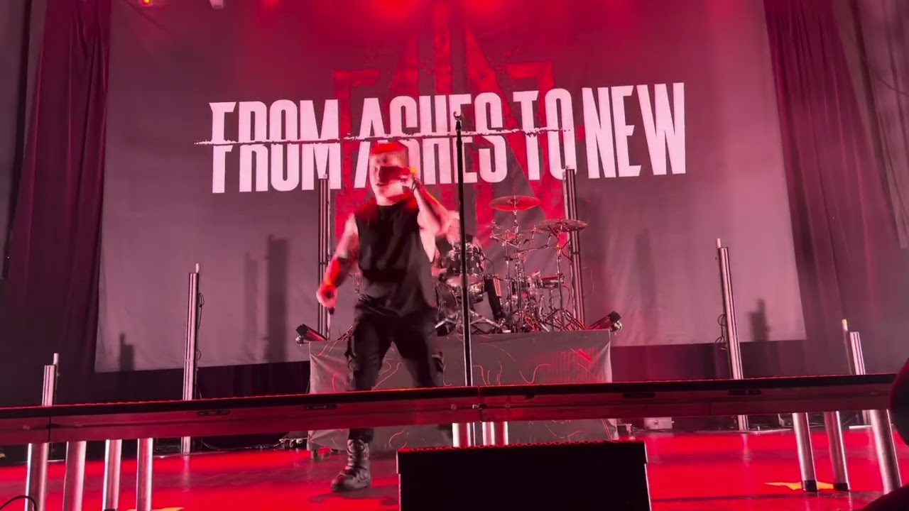 From Ashes to New (band intro) New Disease LIVE