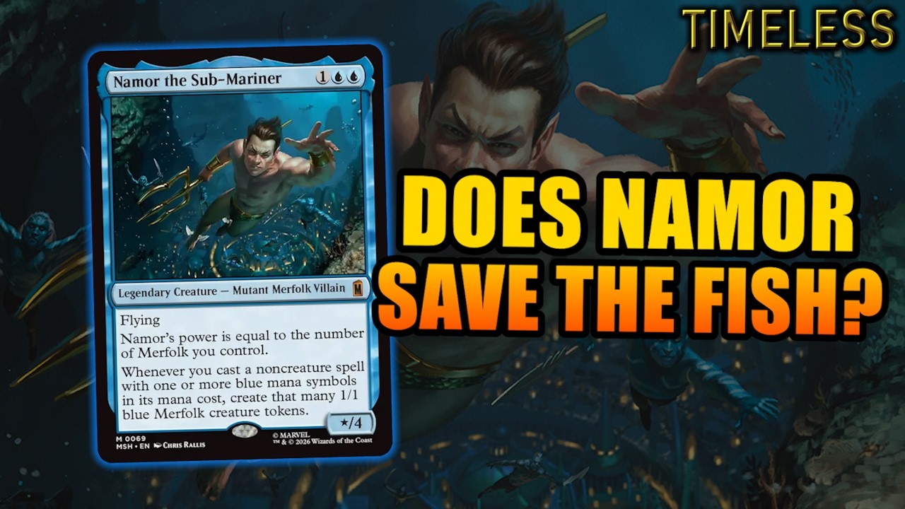 New Flying Merfolk From Marvel! Actually Very Good! | Timeless BO3 | MTG Arena