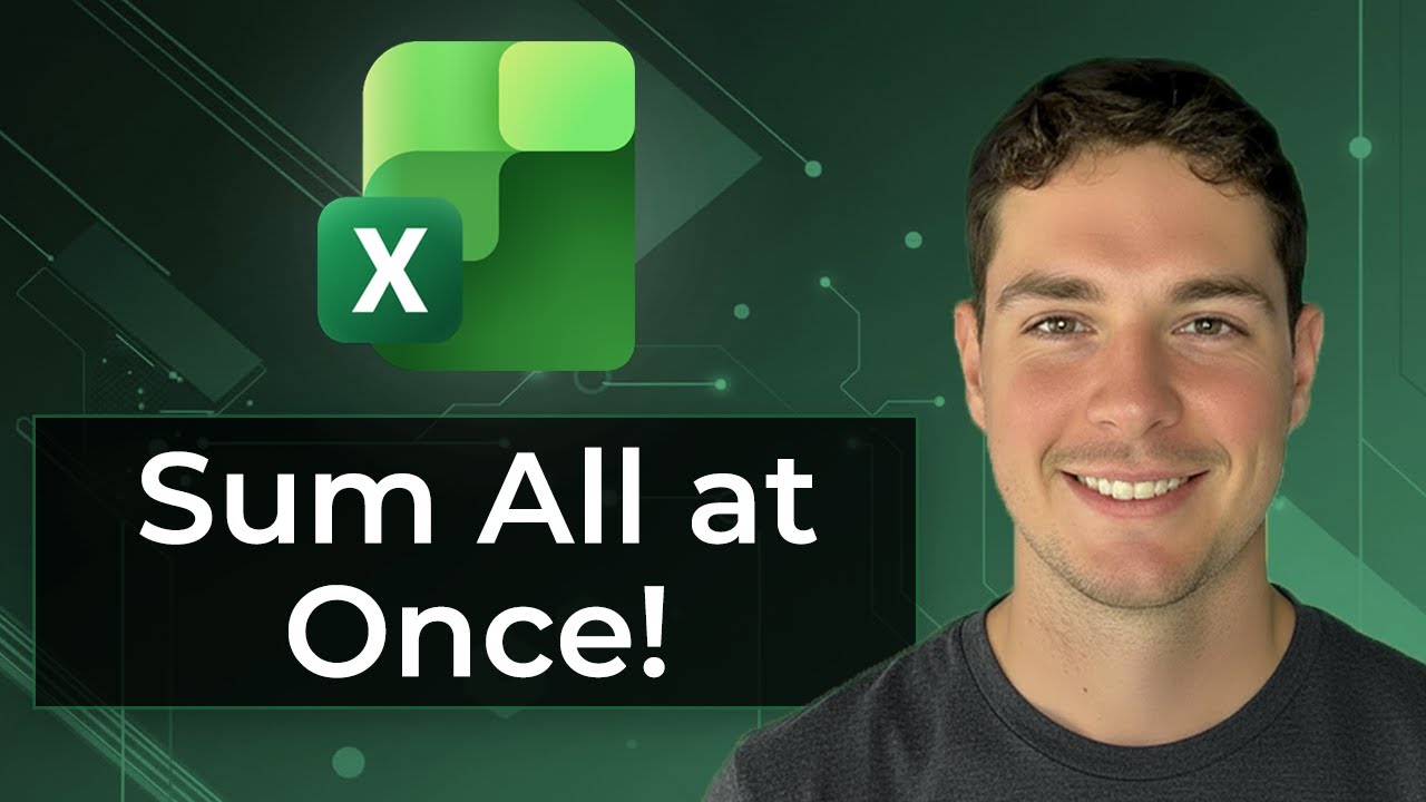 How to Sum an Entire Table in 1 Second (alt + =) in Excel [2026 Guide]