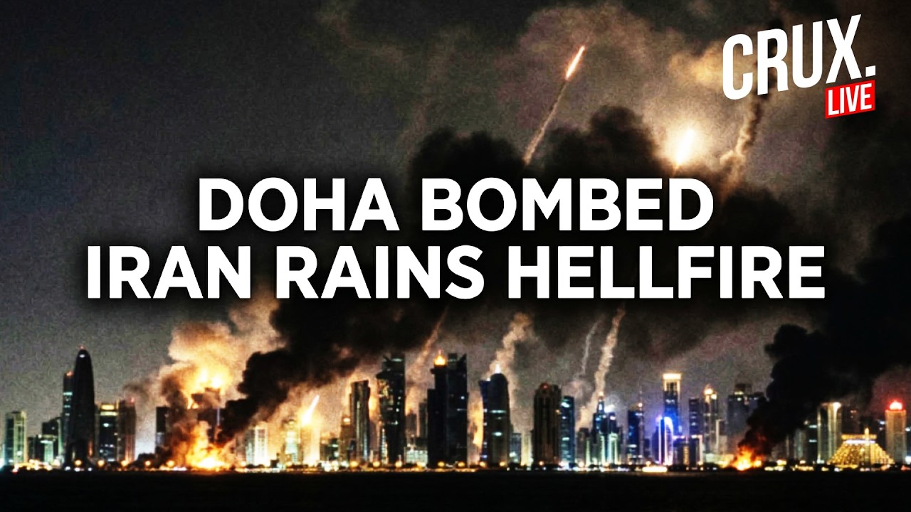 DOHA LIVE | Explosions Rock Qatar Capital After Iran Fires Missiles And Drones | UAE | Gulf | Israel