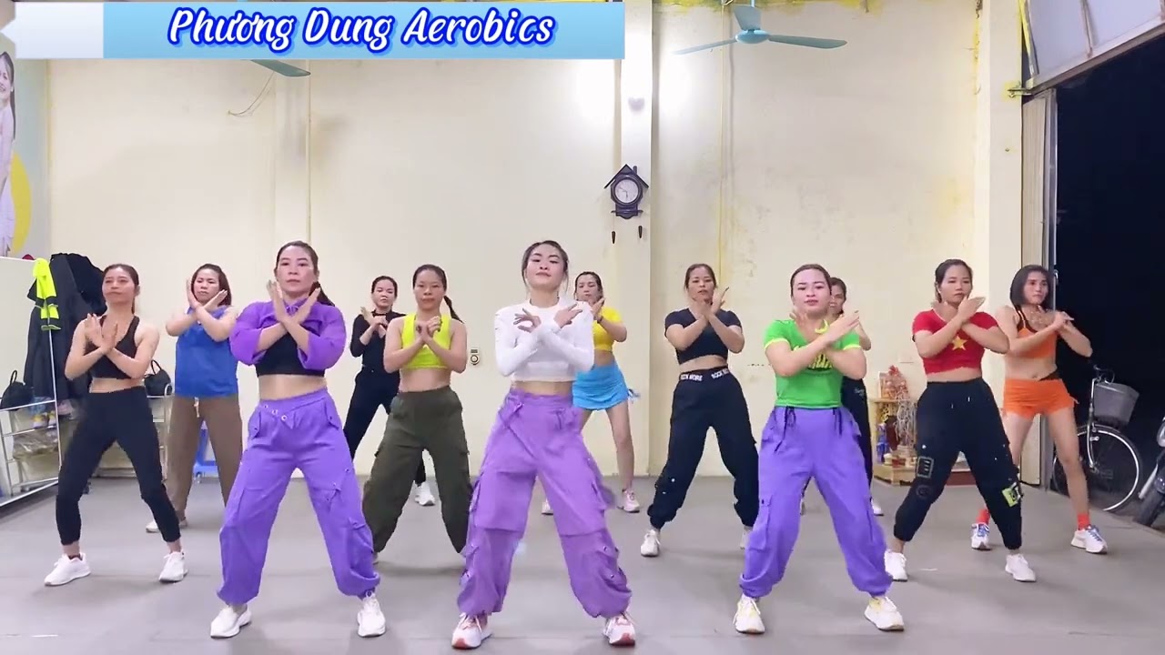 Music Đều Tại Anh | nhạc cuốn tập ph&ecirc; 10 ph&uacute;t giật bụng eo thon d&aacute;ng đẹp | 68| Phương Dung Aerobics