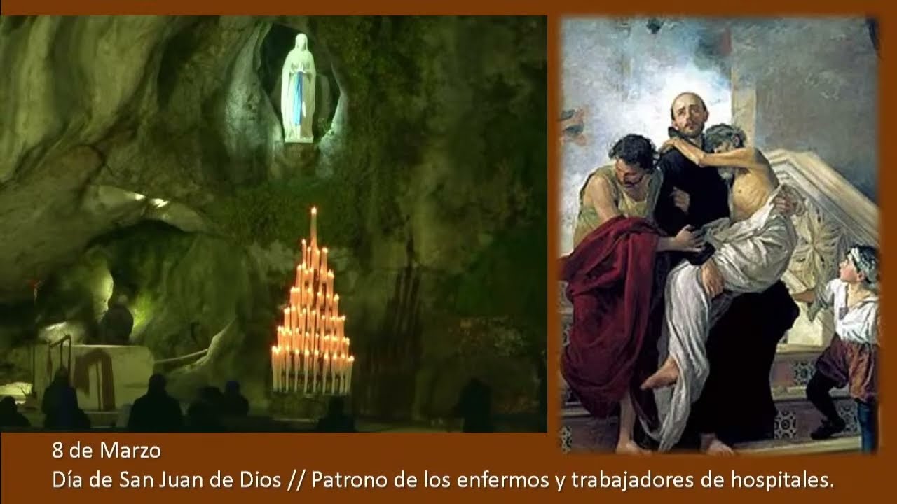 Rezo del Santo Rosario desde Lourdes. Hoy 8 de marzo día de Sa Juan de Dios.