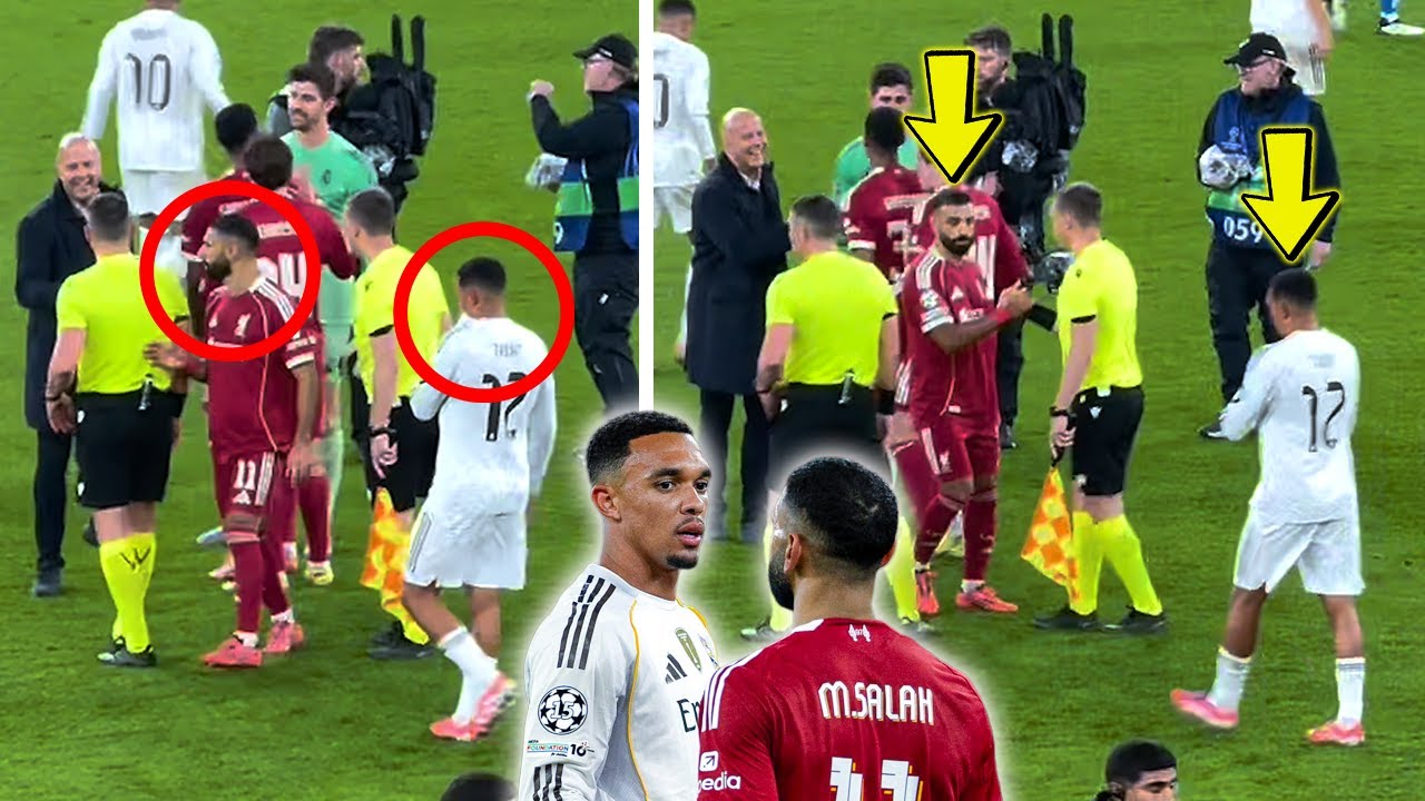 Мо Салах игнорирует Трентa Александер-Арнолда после Liverpool vs Real Madrid (Смотреть полный клип)