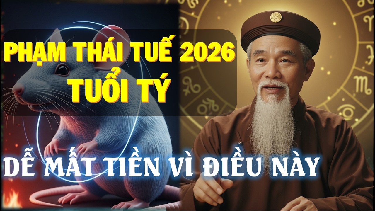 Tử Vi Tuổi Tý 2026: Xung Thái Tuế – Phát Hay Mất Chỉ Vì Một Phút Nóng?