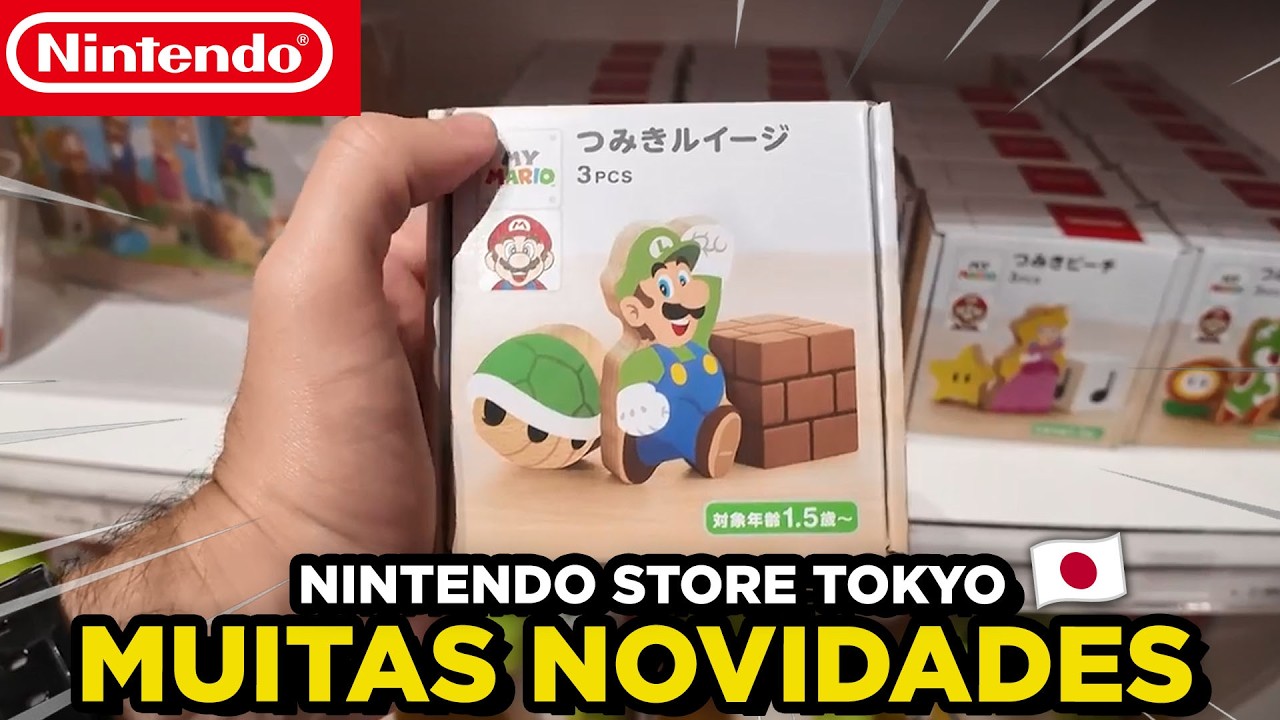 Venha ver os novos produtos da loja da Nintendo no Japão!