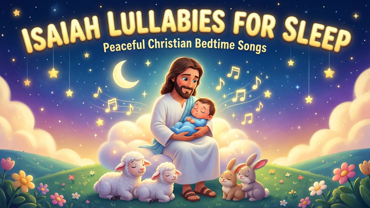 Isaiah Lullabies for Sleep | 20 Minutes of Peaceful Christian Bedtime Songs for Kids