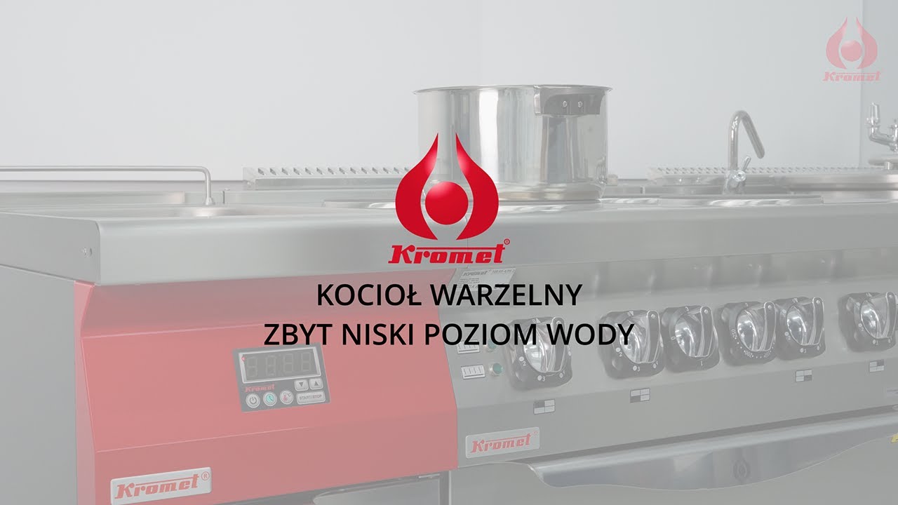 Kocioł Warzelny - Zbyt niski poziom wody