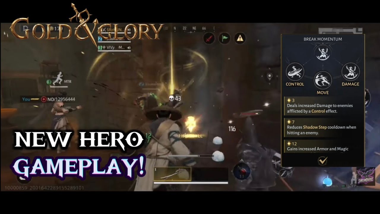 NEW HERO RONIN GAMEPLAY | Gold and Glory