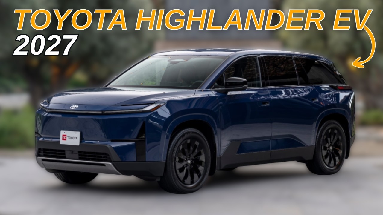 Первый взгляд на Toyota Highlander EV 2027 года | Toyota полностью переходит на электромобили
