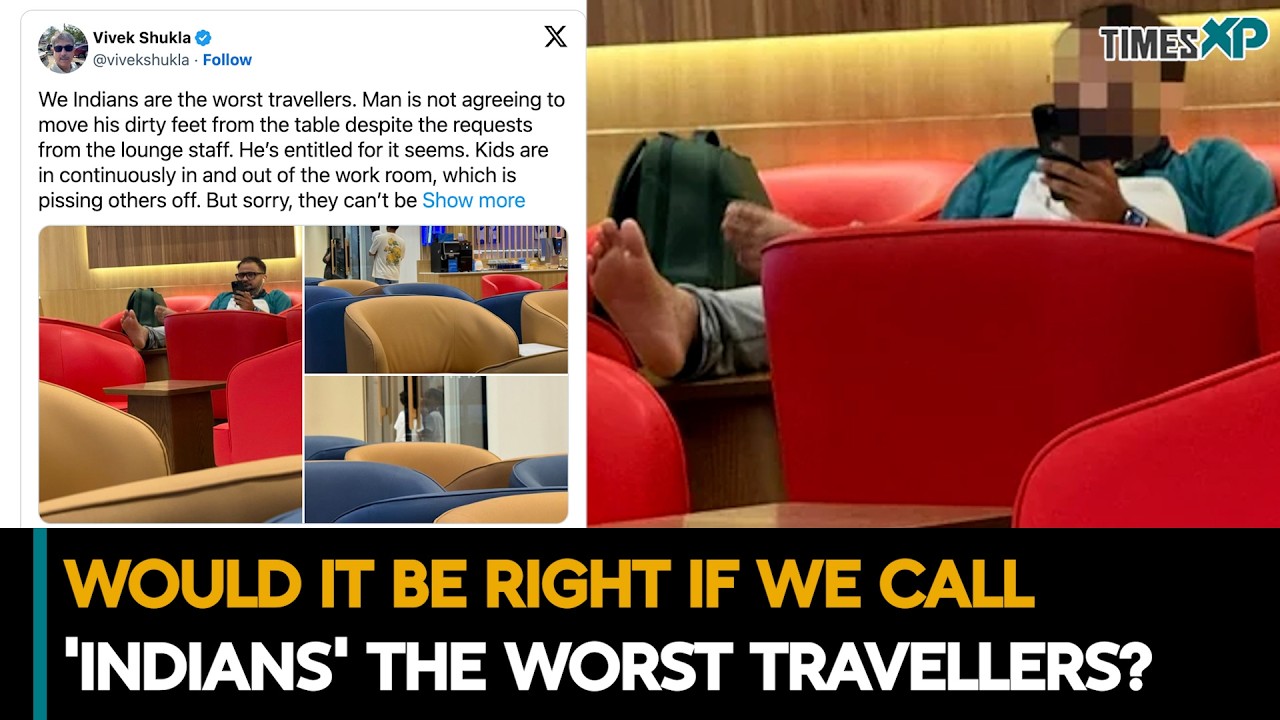 Viral Airport Post Sparks Debate On Indians | Indians Abroad