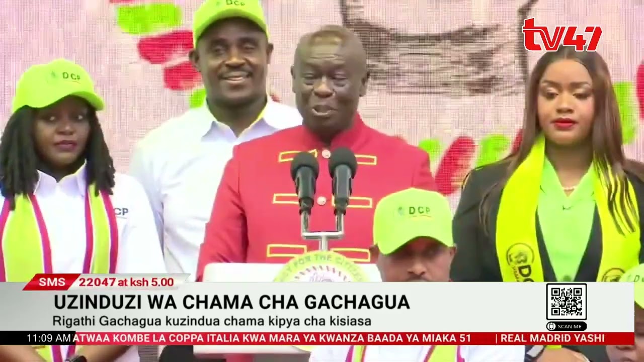 Rigathi Gachagua azindua chama kipya cha kisiasa cha DCP