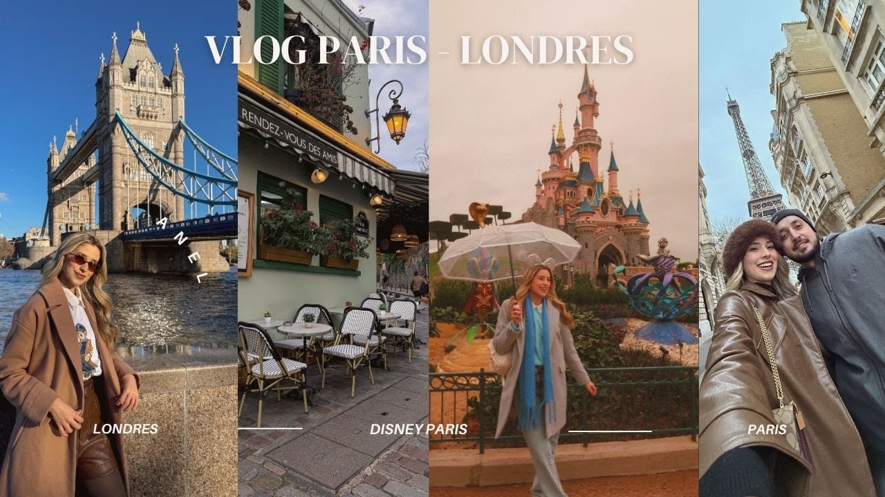 Vlog Paris e Londres: roteiro completo, hospedagem, Disney e bate e volta para Londres | Carine Reis