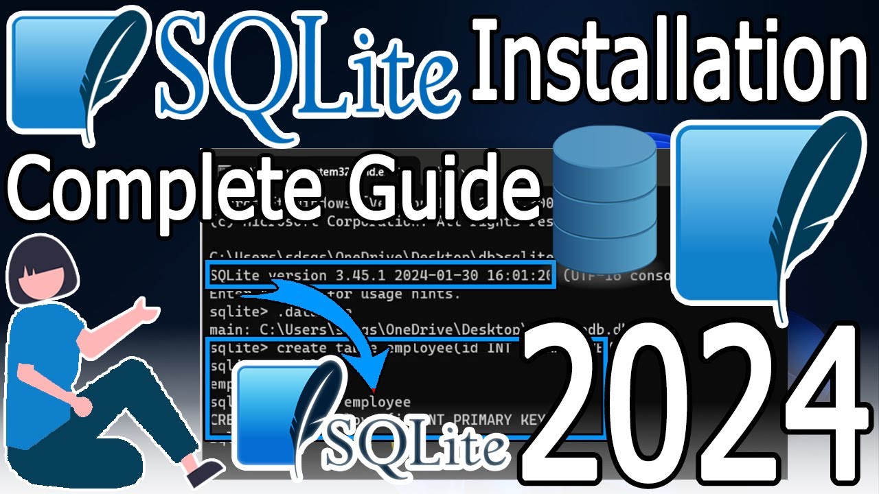 Как установить SQLite3 в Windows 10/11 [обновление 2024] Создание базы данных и таблиц в SQL | По...