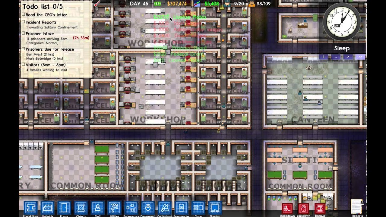 Prison Architect: A Few Tips on Prison Management