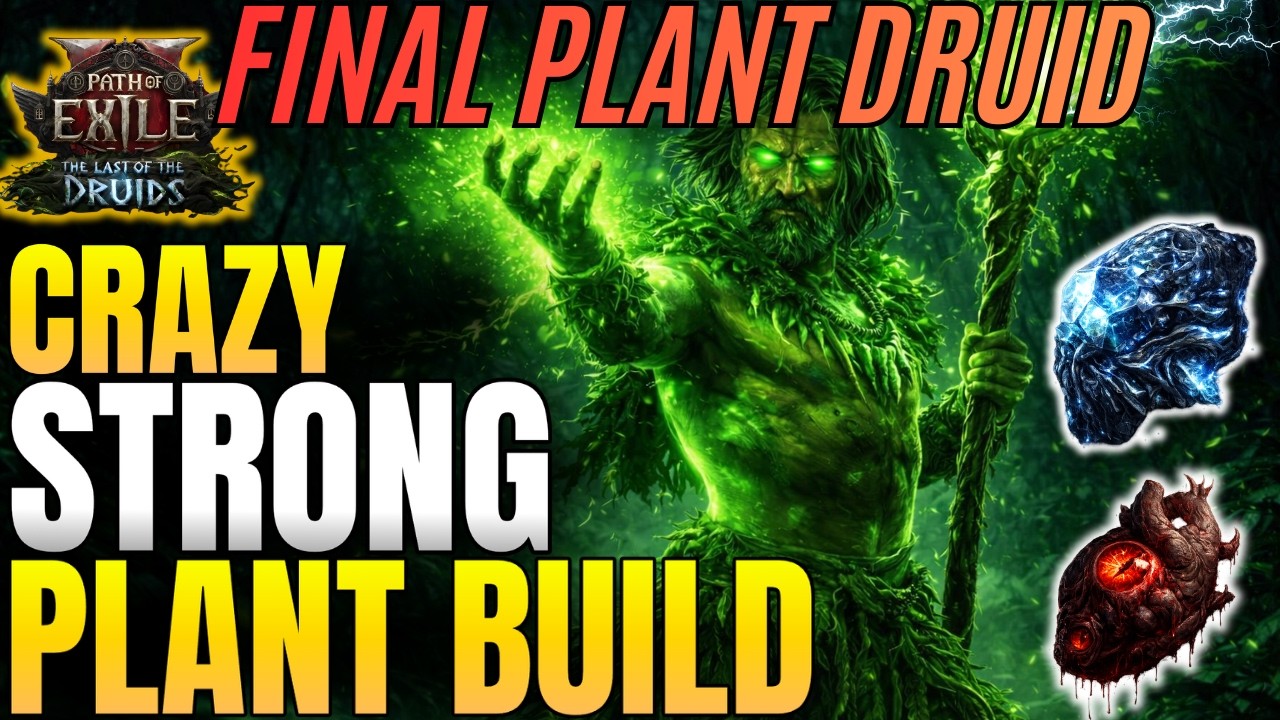 [PoE 2] Strongest Plant Druid Build Oracle 0.4 - 1 Button ~ Destroy all Endgame in Path of Exile 2