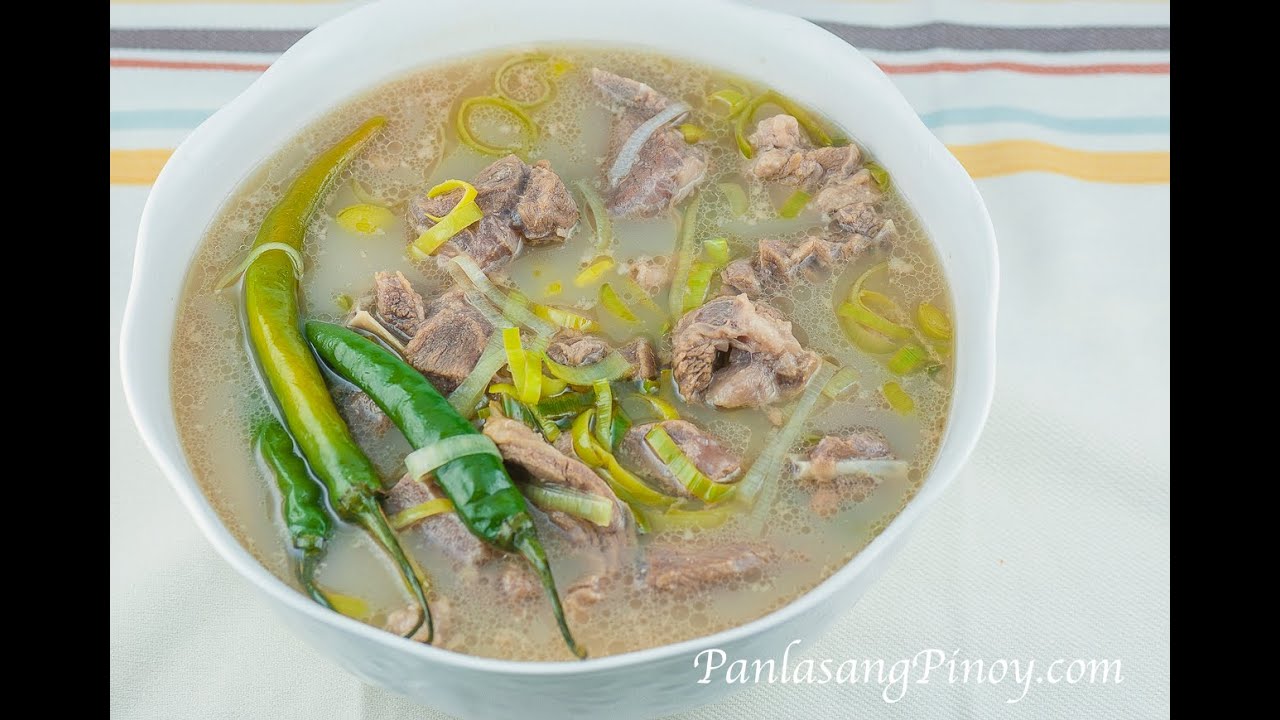 Sinampalukang Kambing Recipe