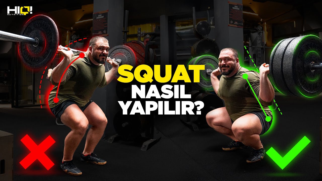Squat Nasıl Yapılır? @makinetalha I HIQ Nutrition