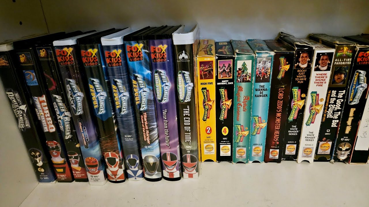 Morphin' Madness: моя коллекция из 48 DVD и VHS «Могучих рейнджеров»! Обновлено! #powerrangers #m...