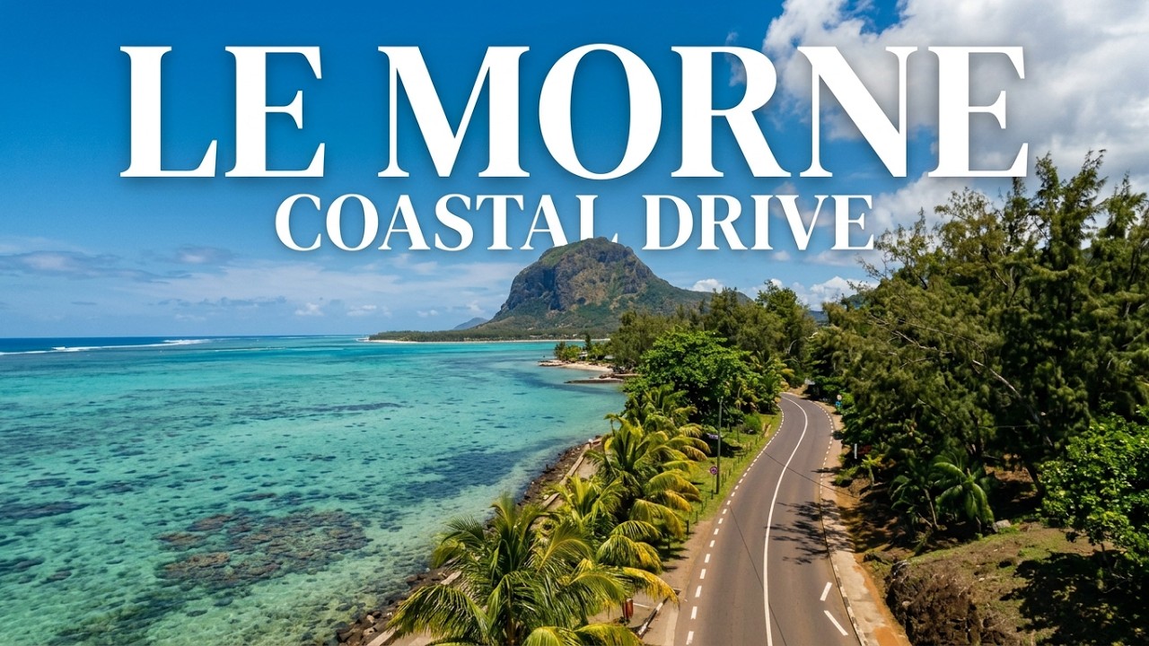B9 Coastal Drive: Bel Ombre to Le Morne Beach | Mauritius 4K