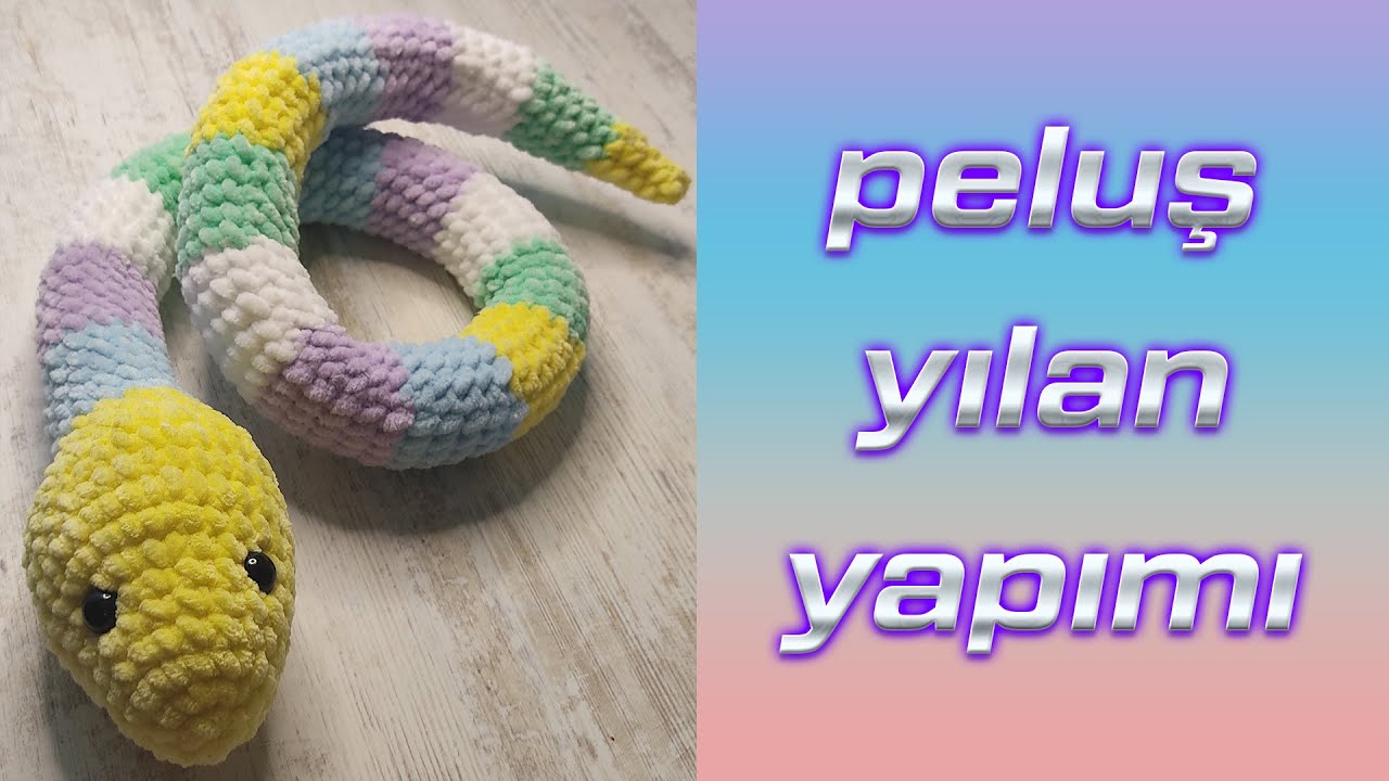 Pofuduk Yılan | Amigurumi Yılan Yapımı | Crochet Snake