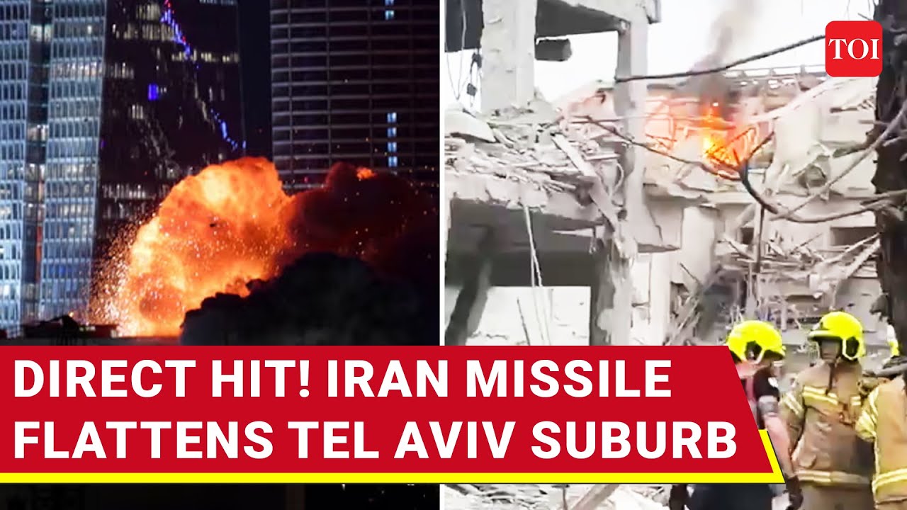 Iran FLATTENS Tel Aviv Suburb; Massive Casualties In Direct Missile Hit | Big Iron Dome Failure