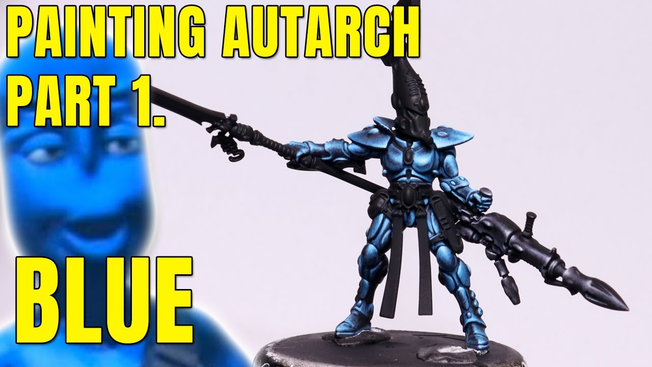 How to paint NMM BLUE ARMOR of new Autarch PART 1