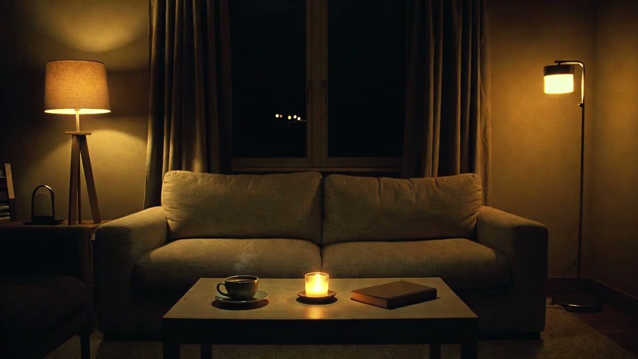 Quiet Hour 🌙 Soft Piano Night Ambience for Deep Focus, Calm & Overthinking Relief