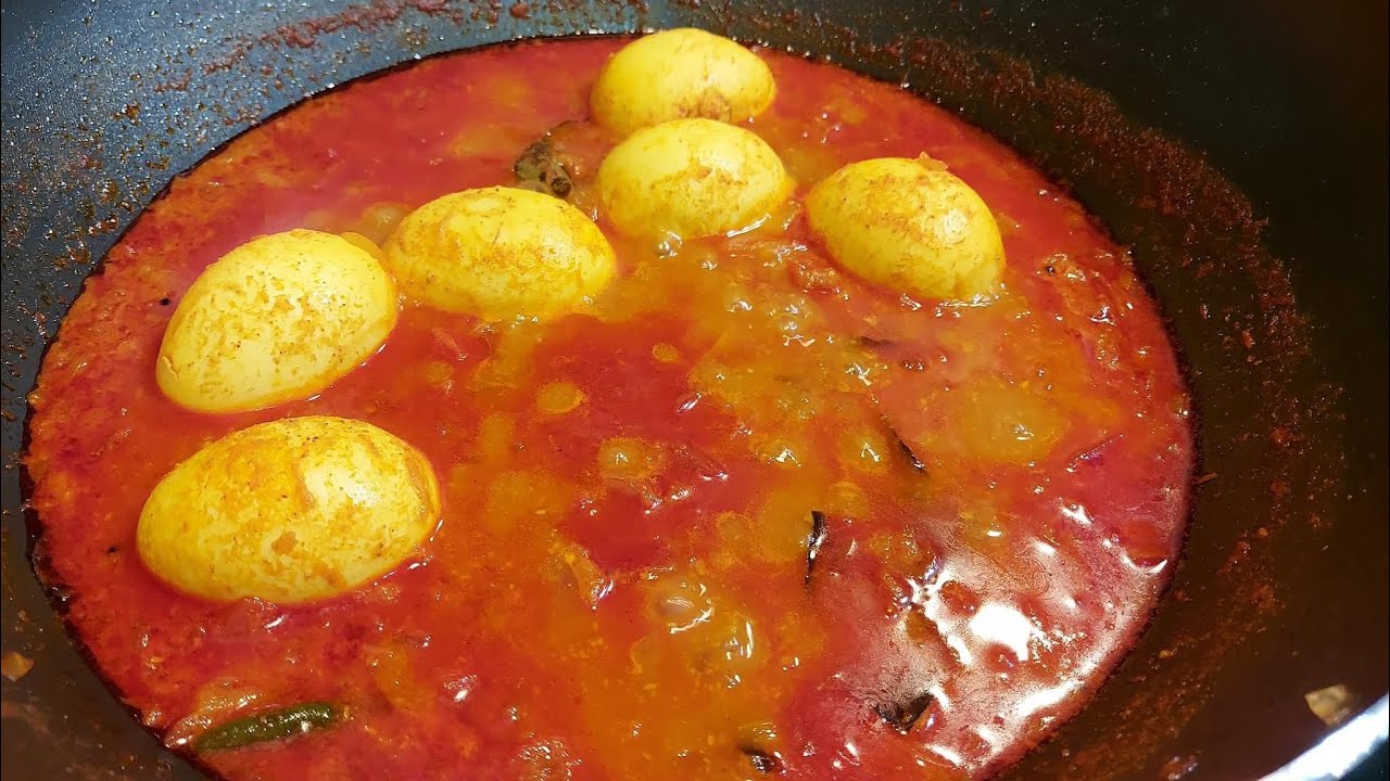 EASY EGG MASALA RECIPE | BREAKFAST EGG CURRY | Indian Egg Curry Recipe